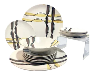 Blue Ridge China Modernist Ribbon Dinnerware - Various As-Is Pieces