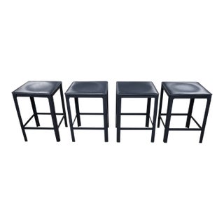 Matteo Grassi Set of 4 Bar Stools For Sale
