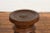 Wood Rustic Indonesian 19th Century Solid Wood Turned Stool with Brown Patina For Sale - Image 7 of 12