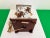 1950s Porcelain Monkeys Lamp & Shade For Sale - Image 18 of 18