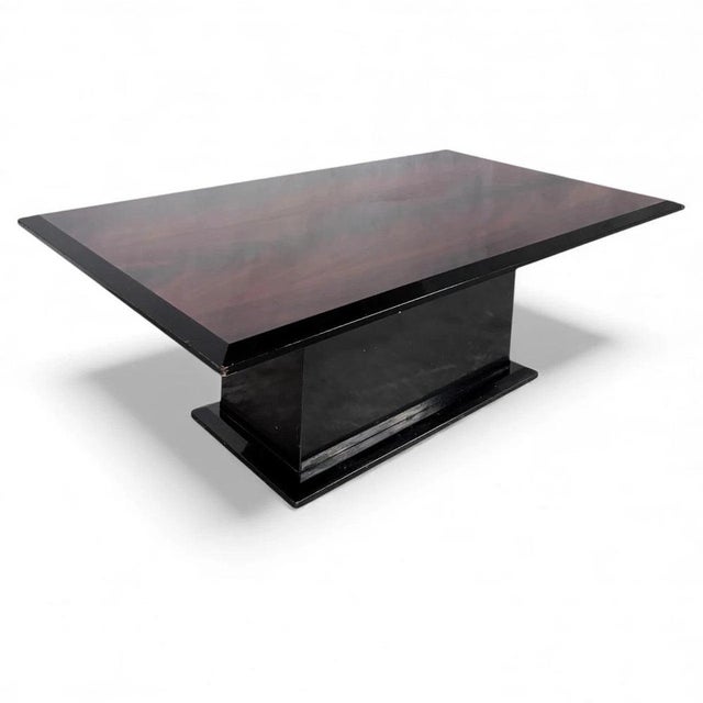 Wood Mid-Century Modern Space Age Rosewood and Acrylic Coffee Table Set, 1960s, Set of 3 For Sale - Image 7 of 10