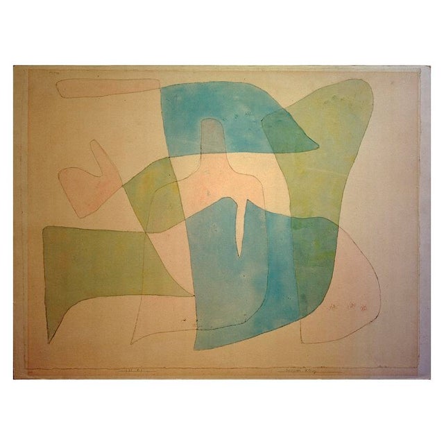 Exotic Sound Exotischer Klang (Exotic Sound), 1930,28 (L 8). Pen and ink, pencil, and watercolour on paper, mounted on...