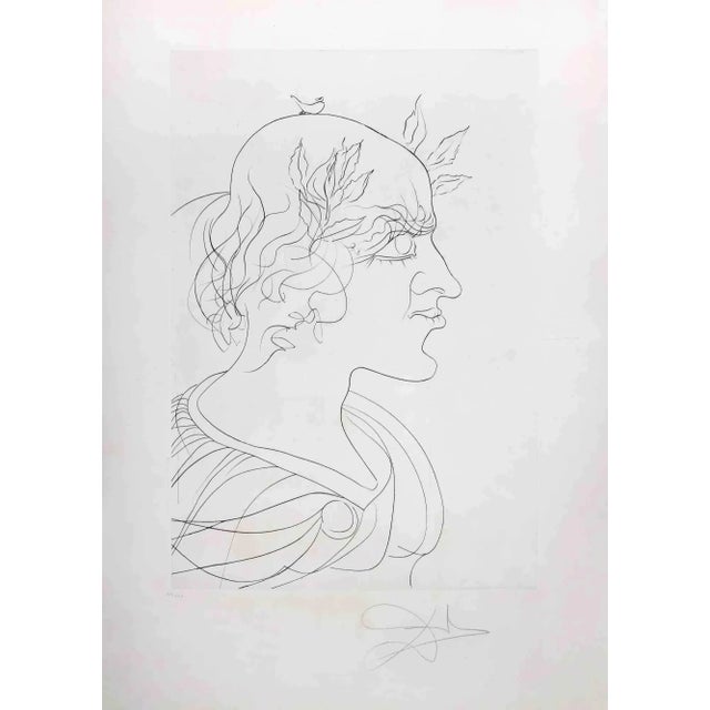 After Salvador Dalì, Trajan, Drypoint Etching, 1973 For Sale - Image 4 of 4