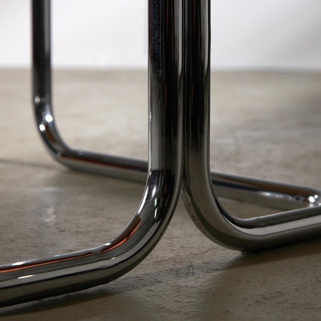 Orange Vintage Velvet Desk Chair For Sale - Image 8 of 12