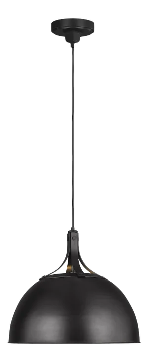 Thomas O'Brien by Visual Comfort Studio Logan Large Pendant, Black