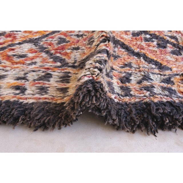 Textile Moroccan Collector Wool Rug - 13.5 X 6.2 F For Sale - Image 7 of 9