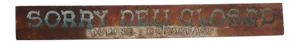 Early 20th Century Folky Original Painted Trade Sign