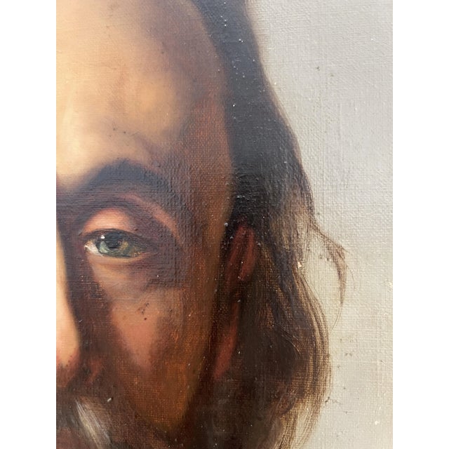 Eugène Beyer, Portrait d'homme assis à la Torah, Oil on Canvas For Sale - Image 9 of 12