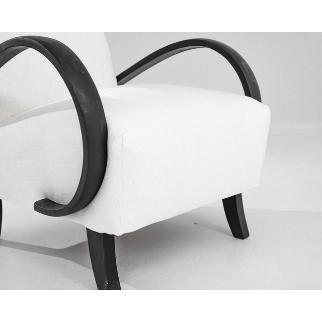 1930s 1930s Czech Wooden Armchair by J. Halabala For Sale - Image 5 of 5