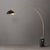 Mid-Century Modern Iconic 95" Arc Floor Lamp - Weathered Brass, Black Marble Base, Mid-Century Modern For Sale - Image 3 of 5