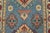 Kazak Runner 2’8” X 9’5” Blue Wool Tribal Hand-Knotted Oriental Rug For Sale - Image 9 of 13