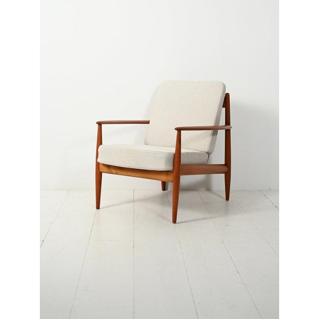 Danish Model 118 Armchair by Grete Jalk for France & Søn / France & Daverkosen, 1960s For Sale - Image 10 of 10
