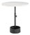 Myles Accent Table Large, Oil Rubbed Bronze with Marble Top For Sale