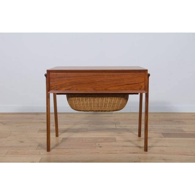 Wood Mid-Century Danish Teak Console Table, 1970s For Sale - Image 7 of 18