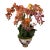 Abigail Luxury Botanicals Faux Orchid Arrangement in Vase For Sale