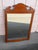 Rare Mid-Century Vintage Whitney Solid Wood Wall Mirror Model 1114 For Sale - Image 4 of 5