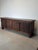 Brutalist Large Brutalist Wood Sideboard with Hand-Forged Iron Hardware For Sale - Image 3 of 6