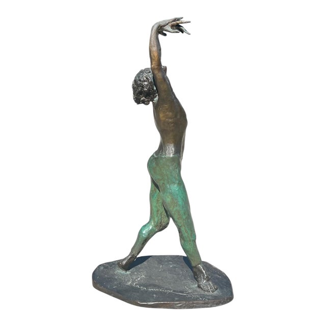 French Bronze Sculpture, Yvette Lamoureux's "Bolero" Signed & Numbered 6 of 8 For Sale