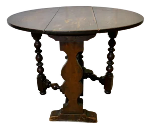 Oval Oak Gateleg Occasional Table, 1890s