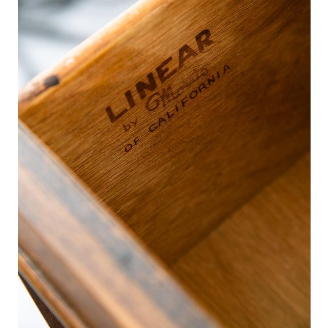 1960s 1960s Mid Century Dresser Credenza Morris of California Walnut Drawer 9 Drawer For Sale - Image 5 of 12