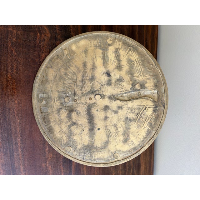 Metal Vintage English Country Brass Garden Sundial "Grow Old Along With Me" For Sale - Image 7 of 7