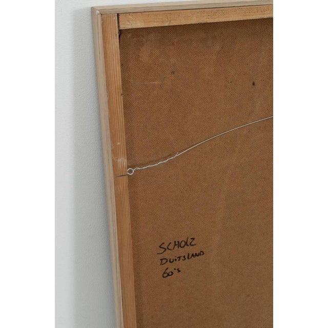 Expressionistic Portrait, 1960s, Paint on Board, Framed For Sale - Image 10 of 12