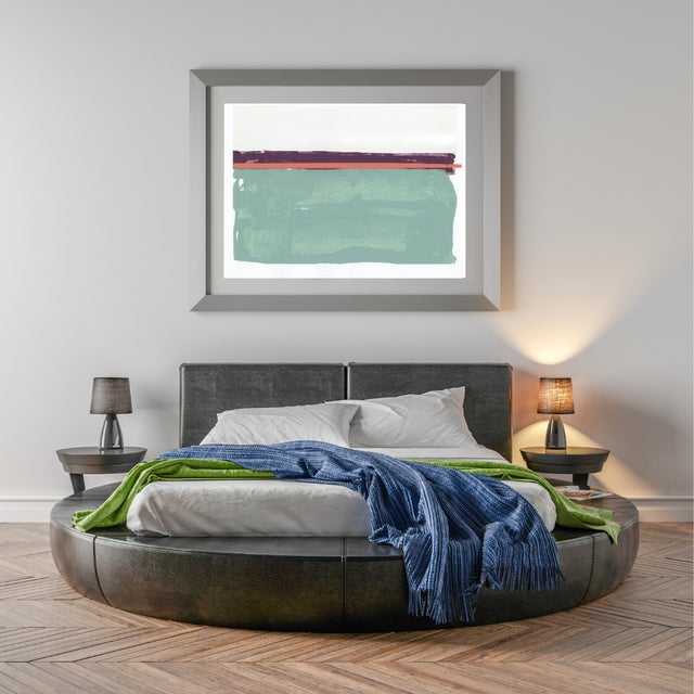 Abstract Frosted Jade 2 — Contemporary Meditative Abstract by Mary Elizabeth Marvin For Sale - Image 3 of 5