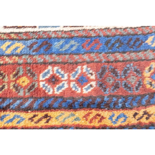 Antique Kurdish Rug 5'3'' X 8'3'' For Sale - Image 10 of 12