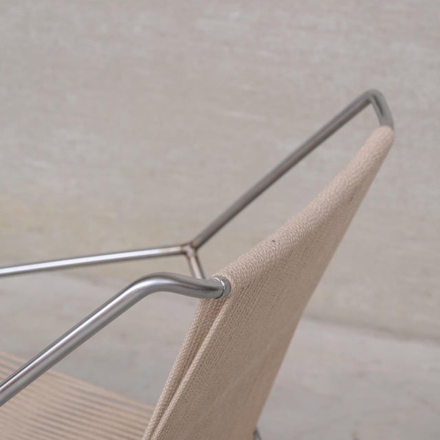 1960s Mid-Century Modern Danish Steel Armchairs by Henning Flok, 1960s, Set of 2 For Sale - Image 5 of 14