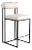 Milo Faux Leather White Counter Chair For Sale