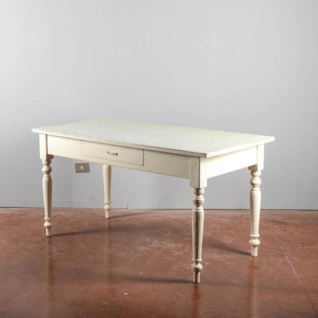 Vintage Table with Hardboard Top For Sale - Image 3 of 9