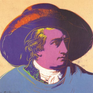 Andy Warhol, Goethe Red and Black (Sm), 2000, Offset Lithograph For Sale
