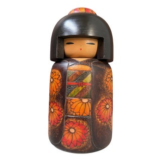 Vintage Gumma Kokeshi by Fumio Tomidokoro, 1980s For Sale