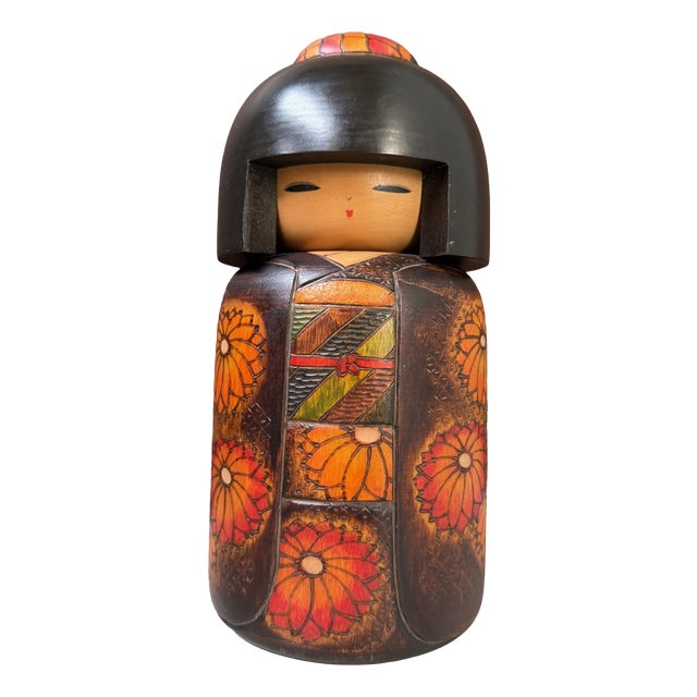 Vintage Gumma Kokeshi by Fumio Tomidokoro, 1980s For Sale