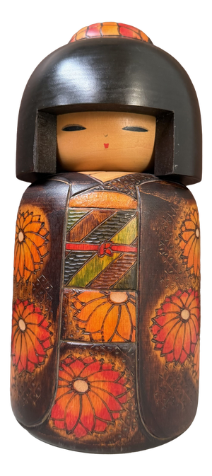 Vintage Gumma Kokeshi by Fumio Tomidokoro, 1980s