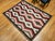 Vintage Native American Navajo Rug, Handwoven Wool, Eye Dazzler Pattern, 5x7 For Sale - Image 9 of 11