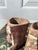 Ceramic Mid 20th Century Mexican Tribal Pottery Small Head Vases- a Pair For Sale - Image 7 of 7