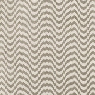 Schumacher Zorio Velvet Fabric in Driftwood For Sale