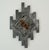 Mid-Century Modern Mid-Century Modern Brutalist Style Wall Lamp in Wrought Iron and Glass, 1970s For Sale - Image 3 of 13