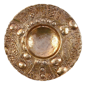 Platinum Luster Lys Plate by deBlona