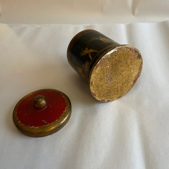 Mid 20th Century Italian Florentine Box Cherubs For Sale - Image 4 of 6