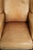 Wing Chair in Light Cowhide Leather For Sale - Image 6 of 14