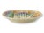 Late 19th century French asparagus serving plate featuring richly molded barbotine decoration with vibrant green and...