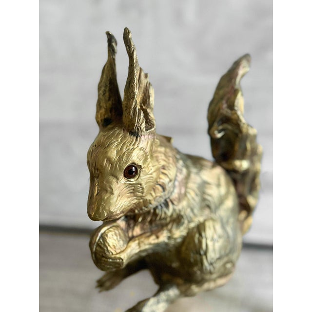 Brass Squirrel Bottle Holder, 1970s For Sale - Image 4 of 8