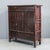 Antique Chinese Red Lacquer 2 Door Wine Cabinet For Sale - Image 10 of 10
