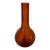 Currey & Company Modern Amber Glass Stem Peking Vase For Sale