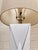 Metal Mid 20th Century Silver Tone Designer Lamp For Sale - Image 7 of 10