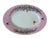 This is a beautiful large antique Limoges porcelain oval platter by Charles Field Haviland, featuring a feminine blush...