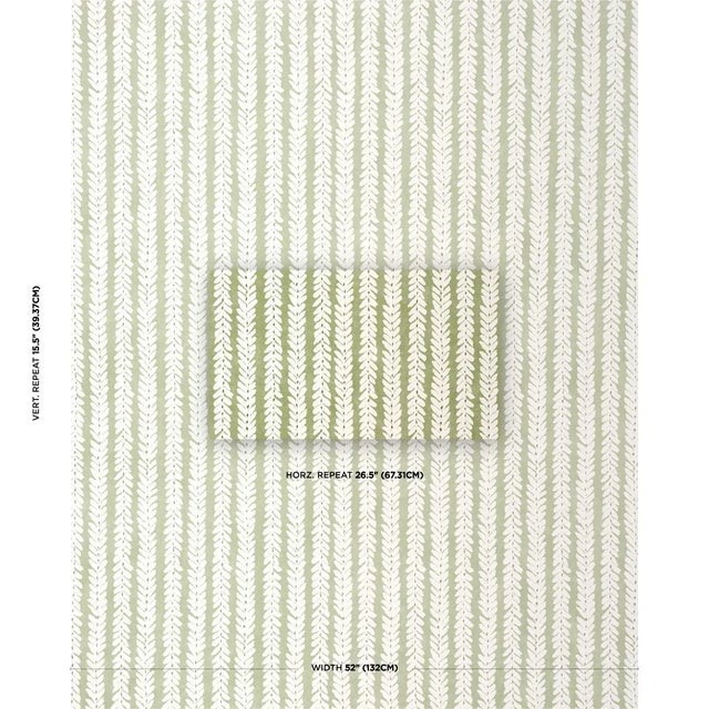 Classic yet modern, Woodperry by Veere Grenney is an updated take on a botanical stripe. Also available in fabric. Sold As...