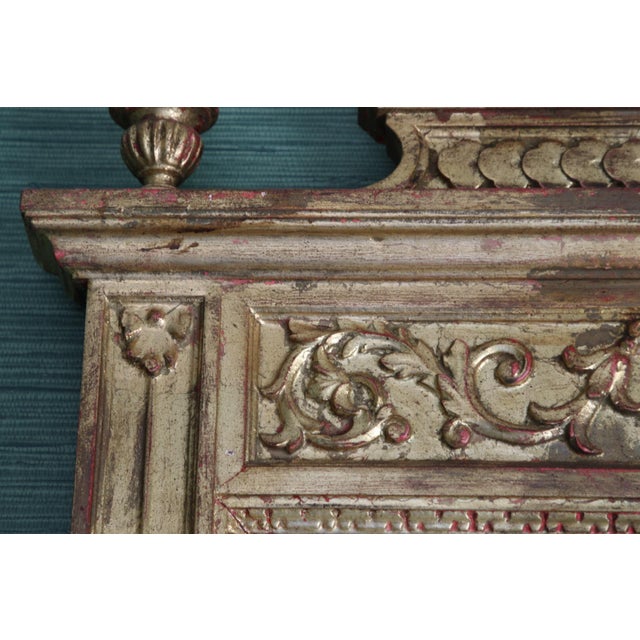 Early 20th Century Vintage Neoclassical Style Gilt Wall Mirror For Sale - Image 5 of 8